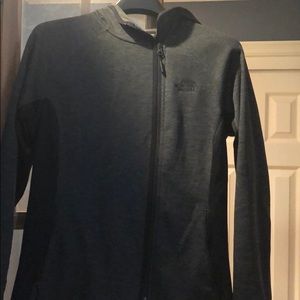 The North Face  dark gray zip up